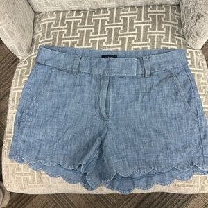 J crew scalloped short